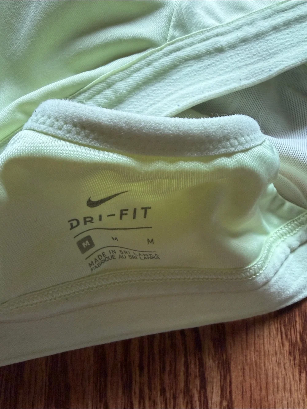 Nike Pale Yellow Light-Support Sports Bra